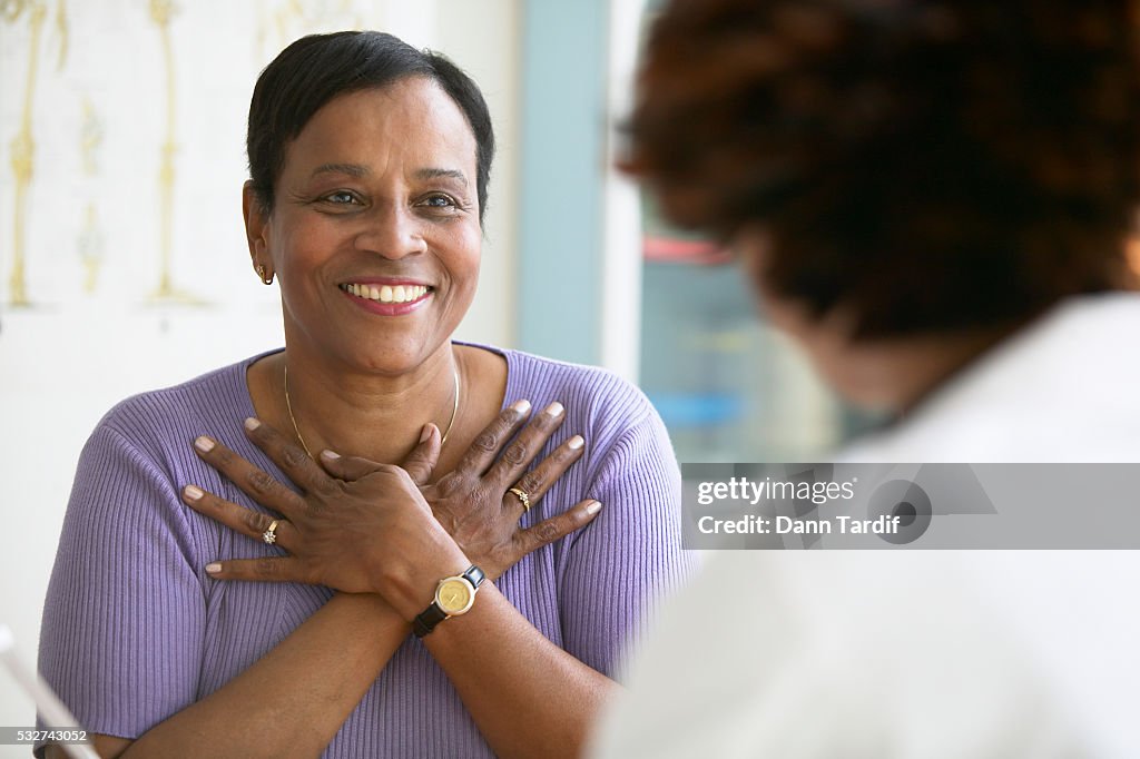 Relieved Medical Patient