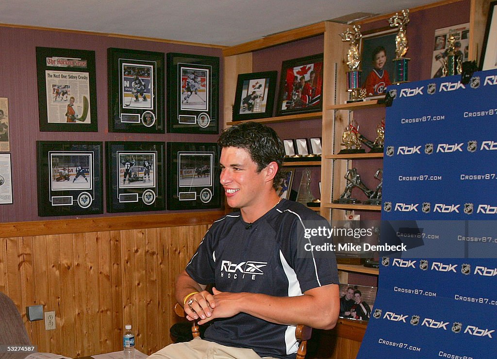 CAN: Top NHL Draft Prospect Sidney Crosby Interviewed At House