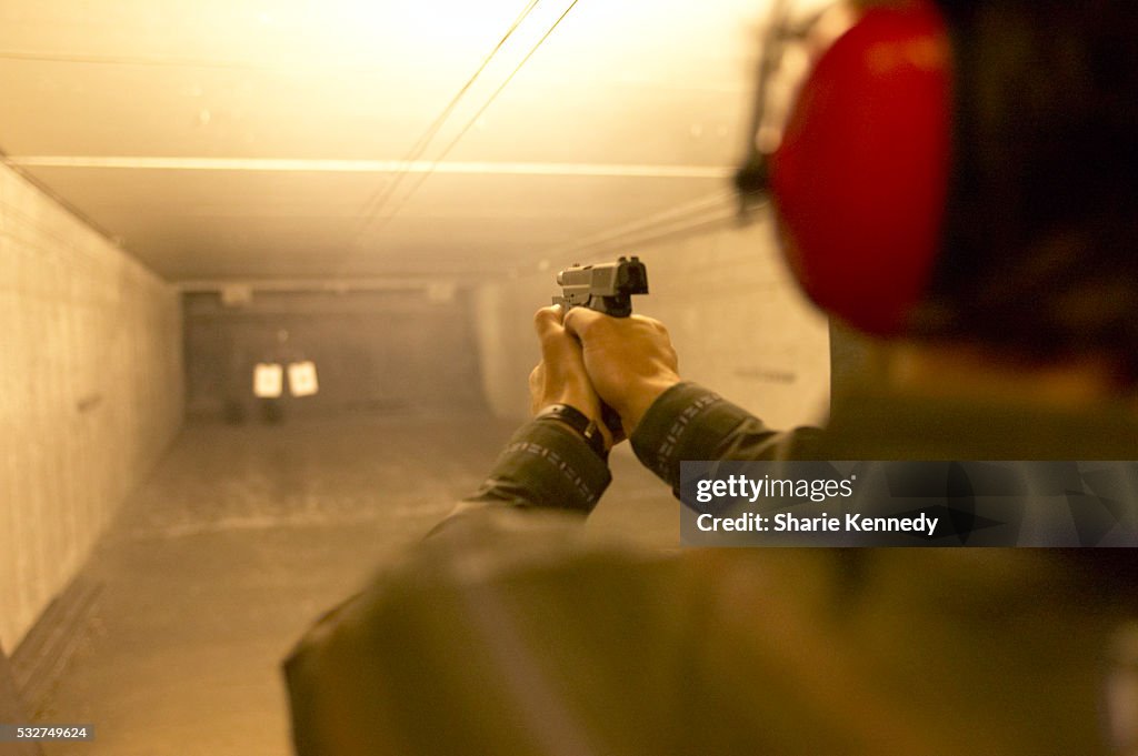 Man in Target Practice