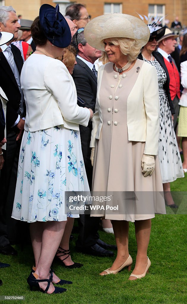 Queen Elizabeth II Hosts Garden Party at Buckingham Palace
