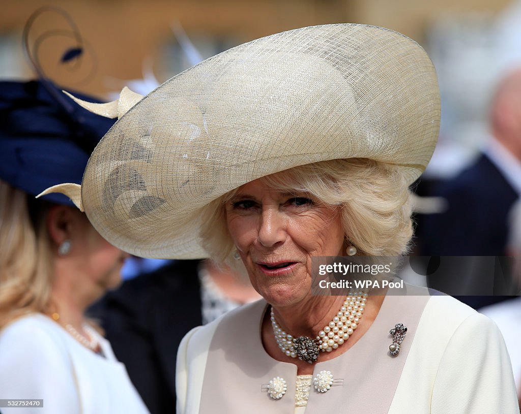 Queen Elizabeth II Hosts Garden Party at Buckingham Palace