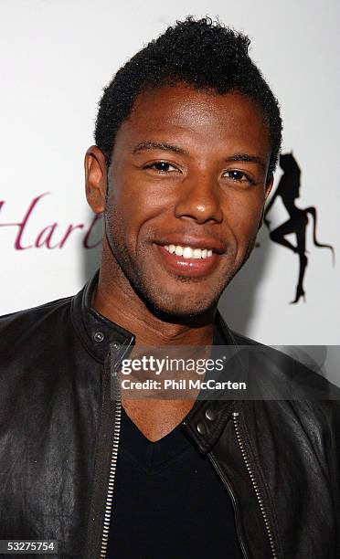 Jason Graham arrives at the Opening Night of Harlottique, July 22, 2005 at Platinum Live Studio City in Los Angeles, California.