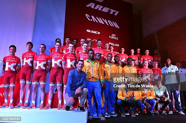 Team Katusha 2016 / Team Presentation Alexandre KRISTOFF / Jurgen VAN DEN BROECK / Simon SPILAK / Joaquin RODRIGUEZ / Alexandre KRISTOFF / Ilnur...