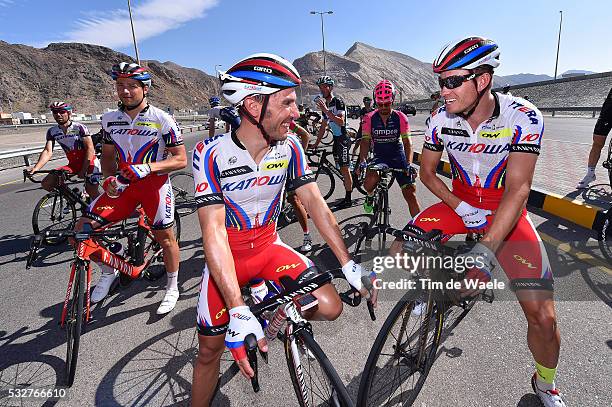 6th Tour of Oman 2015 / Stage 5 RODRIGUEZ Joaquim / KRISTOFF Alexander / / Strike Staking Stage Cancelled due to weather conditions / Sand Strom...