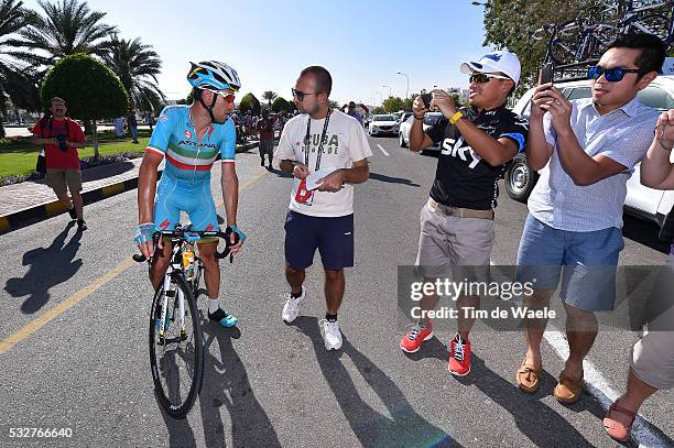 6th Tour of Oman 2015 / Stage 5 Arrival / NIBALI Vincenzo / Strike Greve Staking / Stage Cancelled due to weather conditions / Sand Strom Zanstorm...