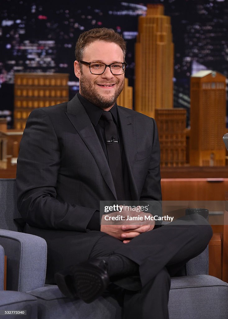 Seth Rogen Visits "The Tonight Show Starring Jimmy Fallon"