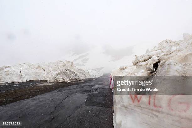97th Tour of Italy 2014 / Restday Passo Gavia 2618m / Closed due to snow Fermee Gesloten / Illustration Illustratie / Landscape Paysage Landschap /...