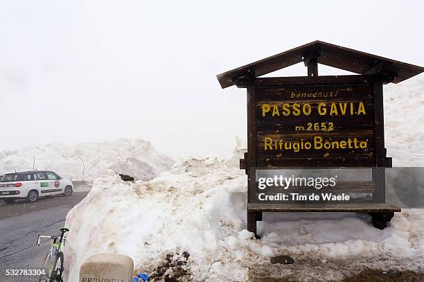 97th Tour of Italy 2014 / Restday Passo Gavia 2618m / Closed due to snow Fermee Gesloten / Illustration Illustratie / Landscape Paysage Landschap /...