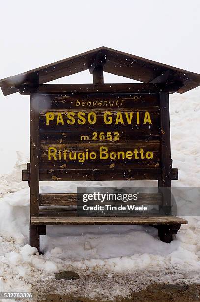 97th Tour of Italy 2014 / Restday Passo Gavia 2618m / Closed due to snow Fermee Gesloten / Illustration Illustratie / Landscape Paysage Landschap /...