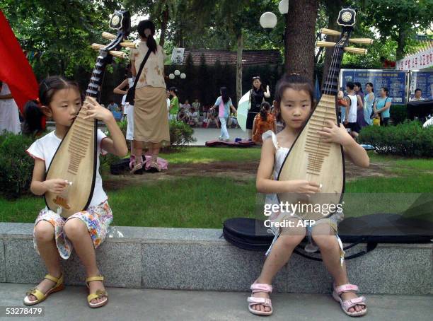 50 Young Chinese Musicians Practice With Traditional Musical ...