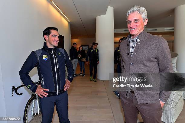 50th Tirreno - Adriatico 2015 / Press Conference Alberto CONTADOR / Oleg TINKOFF / Persconferentie PC Tim De Waele