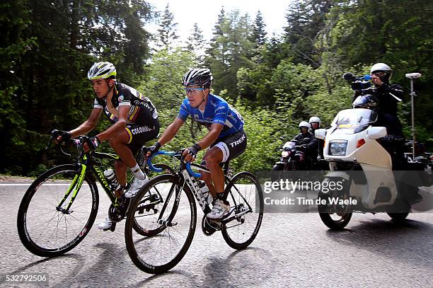97th Tour of Italy 2014 / Stage 18 ARREDONDO Julian David Blue Mountain Jersey / DUARTE Fabio Andres / Belluno - Rif Panarotta Valsugana 1760m / Giro...