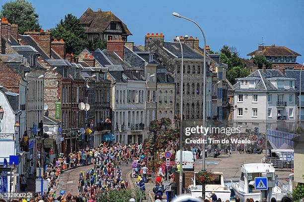 99th Tour de France 2012 / Stage 4 Illustration Illustratie / ST-VALERY-EN-CAUX City Ville Stad / Peleton Peloton / Landscape Paysage Landschap /...