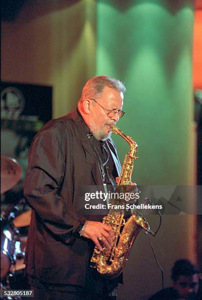 Jackie McLean, alto saxophone, performs on July 14th 2001 at the North Sea Jazz Festival in the Hague, Netherlands.