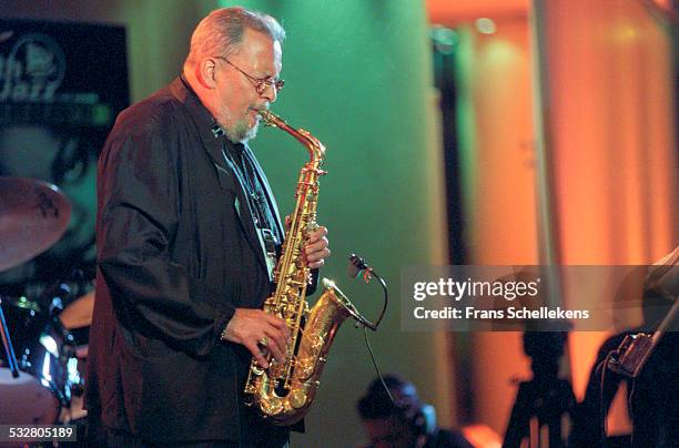 Jackie McLean, alto saxophone, performs on July 14th 2001 at the North Sea Jazz Festival in the Hague, Netherlands.