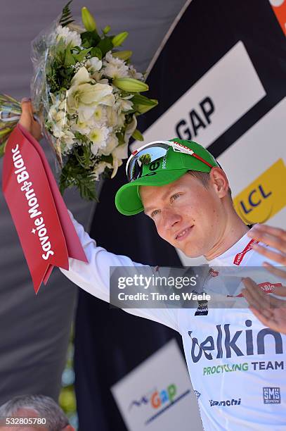 66th Criterium du Dauphine 2014 / Stage 4 Podium / KELDERMAN Wilco White young Jersey Celebration Joie Vreugde / Montelimar - Gap / Etappe Rit Tim De...