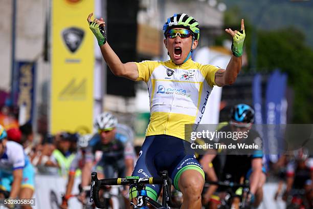 20th Tour Langkawi 2015/ Stage 6 Arrival Sprint/ EWAN Caleb Yellow Leader Jersey/ Maran - Karak Ronde etape rit/ Malaysia/ Tim De Waele