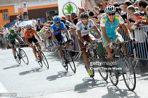 99th Tour de France 2012 / Stage 12 Robert Kiserlovski / Jean-Christophe Peraud / David Millar / Egoi Martinez De Esteban / Cyril Gautier /...