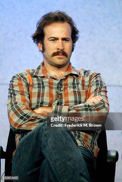 Actor Jason Lee attends the panel discussion for "My Name Is Earl" during the NBC 2005 Television Critics Association Summer Press Tour at the...