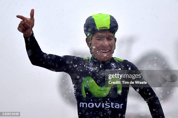 50th Tirreno - Adriatico 2015 / Stage 5 Arrival / QUINTANA Nairo Celebration Joie Vreugde / Esanatoglia - Terminillo 1675m / Stage Rit / Tim De Waele