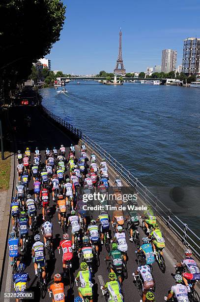 99th Tour de France 2012 / Stage 20 Illustration Illustratie / Peleton Peloton / Paris Eifel Tower Tour Eifeltoren SEINE River / Landscape Paysage...