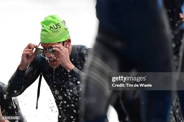 Londen Olympics / Triathlon : Men Illustration Illustratie / Swimming Natation Zwemmen / Courtney ATKINSON / Hyde Park / Hommes Mannen / London...