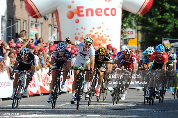 8th Eneco Tour 2012 / Stage 4 Arrival / Giacomo Nizzolo / Jurgen Roelandts / Marcel Kittel Celebration Joie Vreugde / Tom Boonen / Alexander Kristoff...