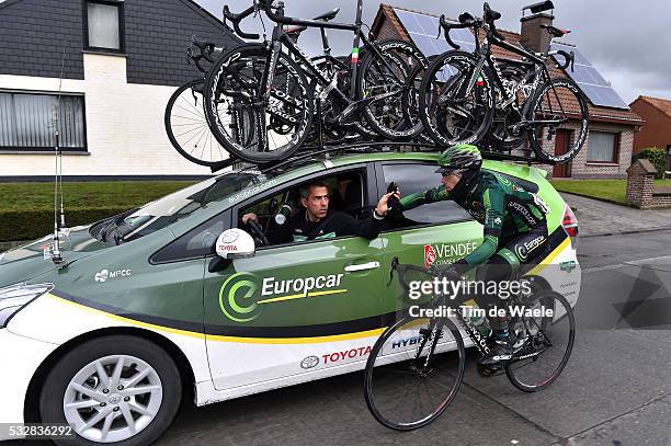 70th Dwars door Vlaanderen 2015 Vincent JEROME / Dominique ARNOULD Sportsdirector Team Europcar / Roeselare -Waregem / A Travers la Flandre Flanders...