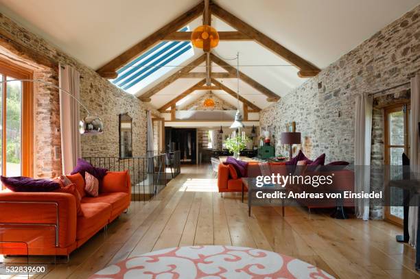 barn modern conversion - barn stock pictures, royalty-free photos & images