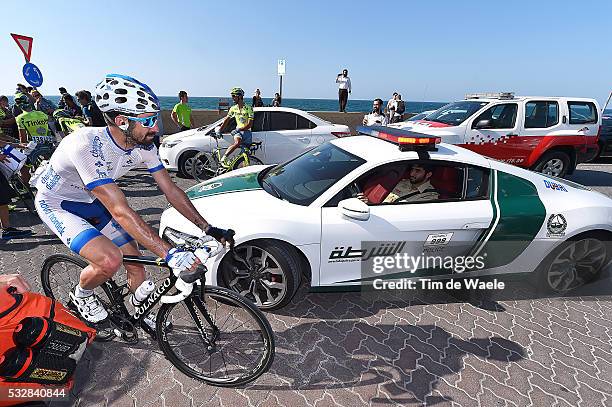 3th Dubai Tour 2016 / Stage 2 LOZANO David / Dubai Police Car Audi R8 / Dubai - Palm Jumeirah Atlantis / Nakheel Stage / Etape Rit Ronde/ Tim De Waele