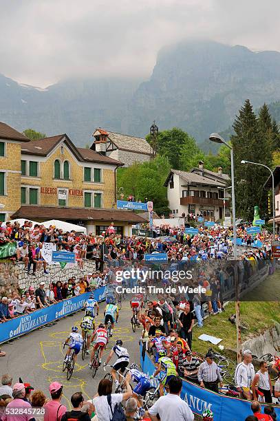 100th Giro d'Italia 2009 / Stage 4 Illustration Illustratie / Peleton Peloton / CROCE D'AUNE Mountains Montagnes Bergen / Landscape Paysage Landschap...