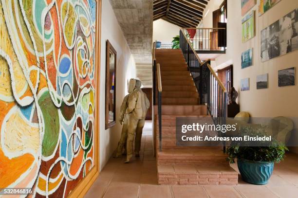 remote spanish farmhouse - art museum stock-fotos und bilder