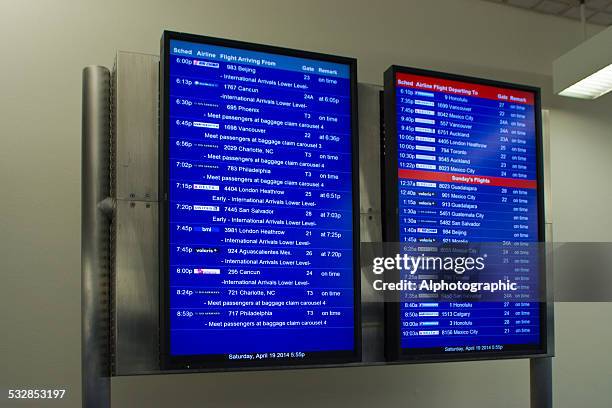 113 Us Flight Schedule Screen Stock Photos, High-Res Pictures, and ...