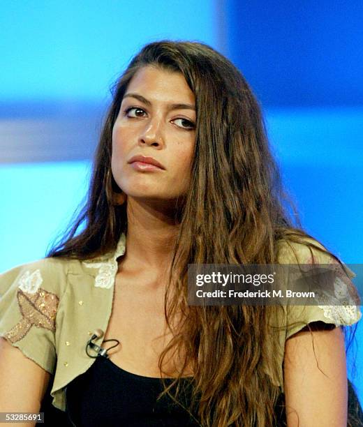 Actress Jaclyn Desantis attends the panel discussion for "Windfall" during the NBC 2005 Television Critics Association Summer Press Tour at the...