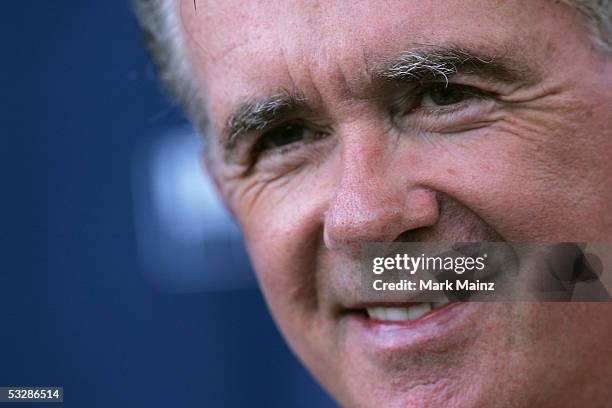 Actor Alan Thicke arrives at the Gibson/Baldwin "Night At The Net" Charity Event on July 25, 2005 in the Los Angeles Tenis Center-UCLA in Westwood,...