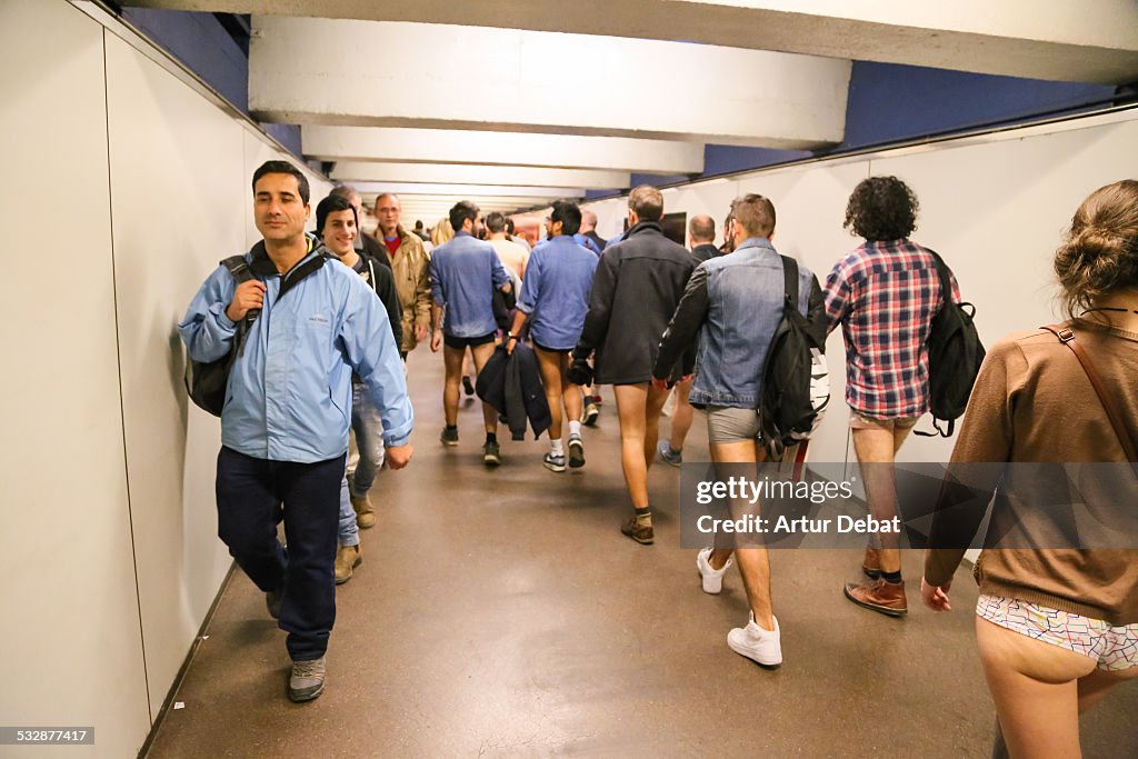 No Pants Subway Ride