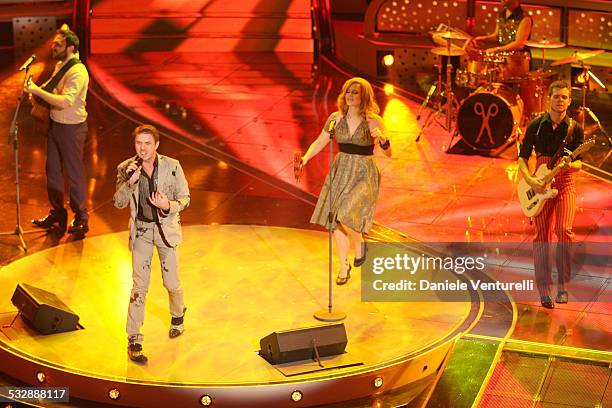 Scissor Sisters during 57th San Remo Music Festival - Inaugural Evening at Teatro Ariston in Sanremo, Italy.