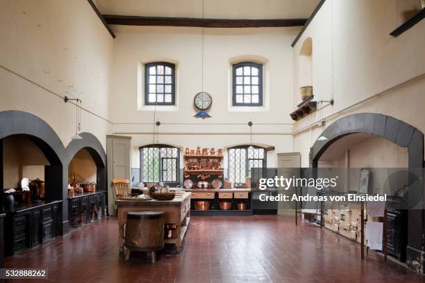 dunham massey - aga cooker stock pictures, royalty-free photos & images