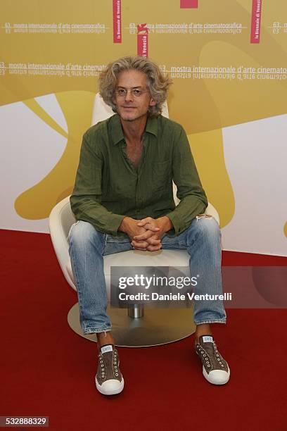 Santiago Amigorena, director during The 63rd International Venice Film Festival - "Quelques Jours En Septembre" Photocall at Palazzo del Casino in...