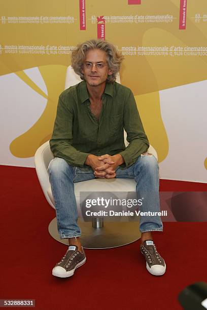 Santiago Amigorena, director during The 63rd International Venice Film Festival - "Quelques Jours En Septembre" Photocall at Palazzo del Casino in...