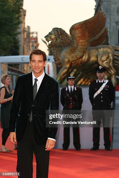 Clive Owen during The 63rd International Venice Film Festival - "Children of Men" Premiere - Arrivals at Palazzo del Cinema in Venice Lido, Italy.