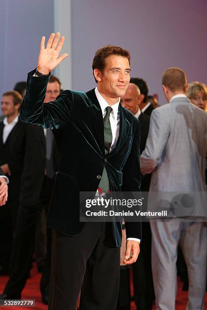 Clive Owen during The 63rd International Venice Film Festival - "Children of Men" Premiere - Arrivals at Palazzo del Cinema in Venice Lido, Italy.