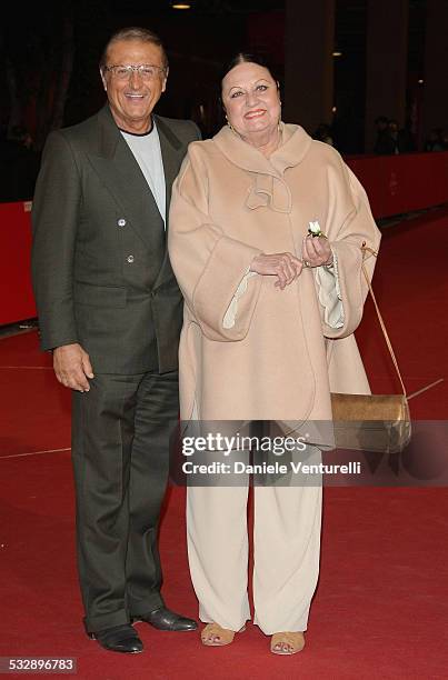 Tony Renis and Elettra Morini attend the Premiere for 'Dukes' during day 6 of the 2nd Rome Film Festival on October 23, 2007 in Rome, Italy.