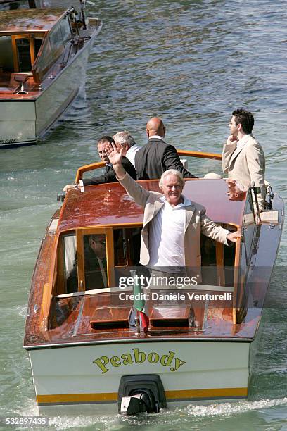 Anthony Hopkins during 2005 Venice Film Festival - "Proof" Photocall - Arrivals at The Westin Excelsior in Venice Lido, Italy.