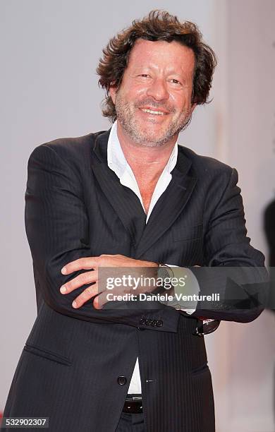 Actor Joaquim de Almeida attends The Burning Plain premiere held at the Sala Grande during the 65th Venice Film Festival on August 29, 2008 in...