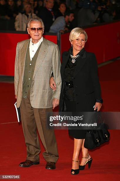 Anna Fendi - Pietro Tosi during 1st Annual Rome Film Festival - "La Sconosciuta" Premiere in Rome, Italy.