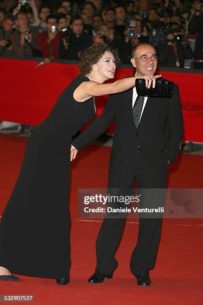 Kseniya Rappoport and guest during 1st Annual Rome Film Festival - "La Sconosciuta" Premiere in Rome, Italy.