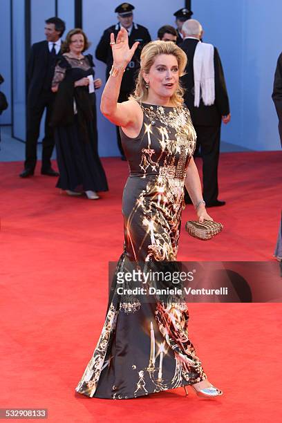 Catherine Deneuve, president of "Venezia 63" Jury during The 63rd International Venice Film Festival - "The Black Dahlia" Premiere - Arrivals at...