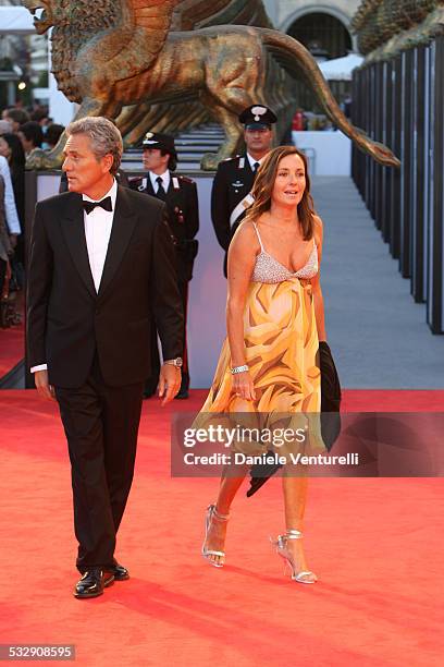 Franceso Rutelli and Barbara Palombelli during The 63rd International Venice Film Festival - "The Black Dahlia" Premiere - Arrivals at Palazzo Del...