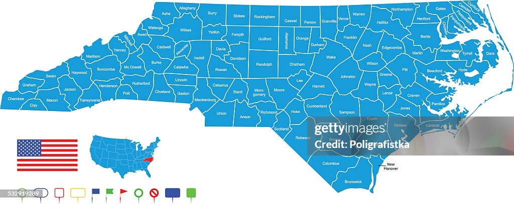 Map of North Carolina